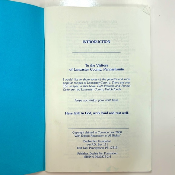 Amish Cooking Cookbook Specialties of Lancaster County - Picture 2 of 6